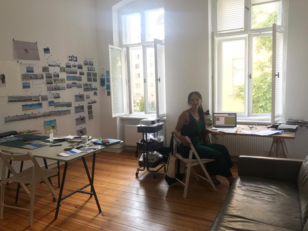 29/08/2019 - Janet Bellotto as artist-in-residence at Zilberman Gallery-Berlin